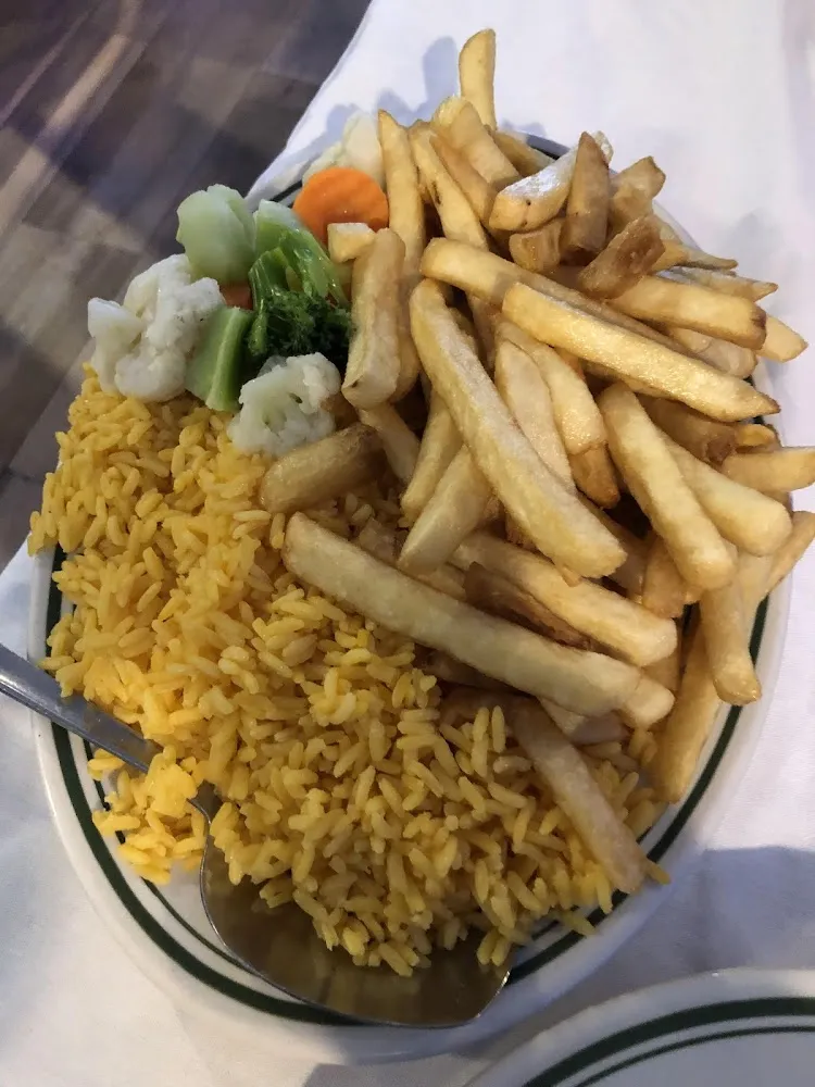 Rice Fries and Vegetable